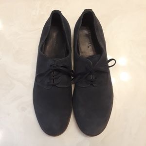 Zara Man Blue Suede Leather Shoe
